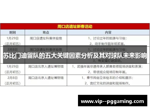 苏比门迪留队的五大关键因素分析及其对球队未来影响