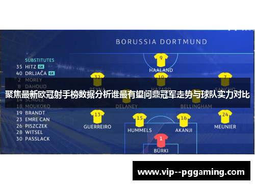 聚焦最新欧冠射手榜数据分析谁最有望问鼎冠军走势与球队实力对比